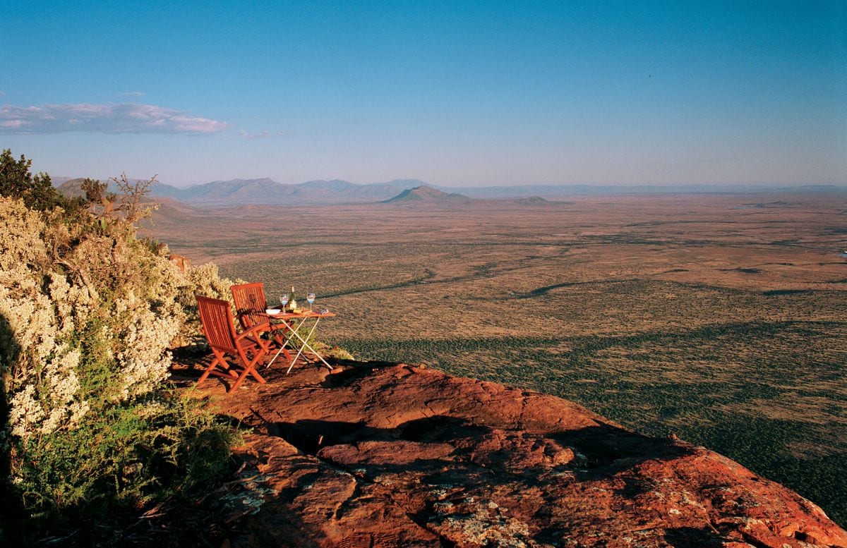 Sundowners on the rocks