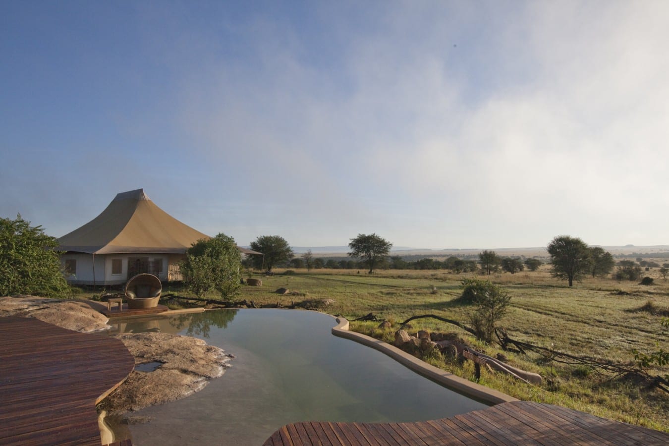 Sayari-Camp-rock-pool-Serengeti-lodge, romantic east africa lodges