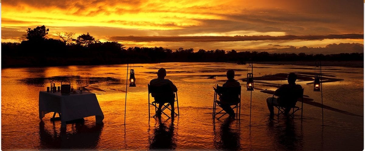 Best Time to Visit Zambia - sundowners on the Zambezi River