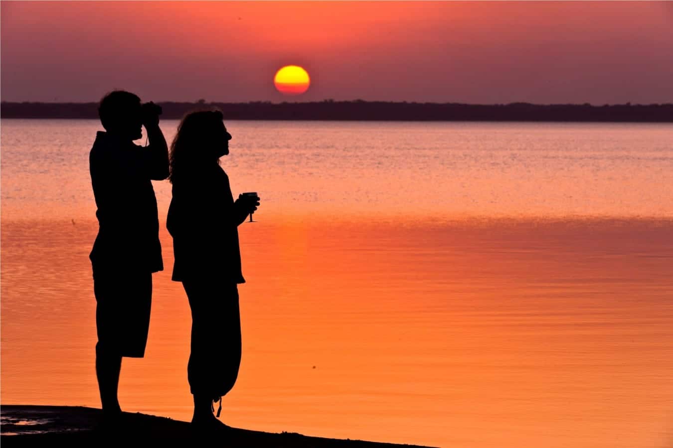 Thonga-Beach-Lodge-Sunset at Lake Sibaya