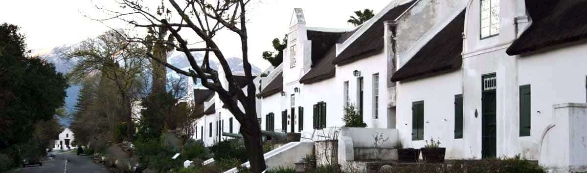 Cape Dutch architecture in Tulbagh