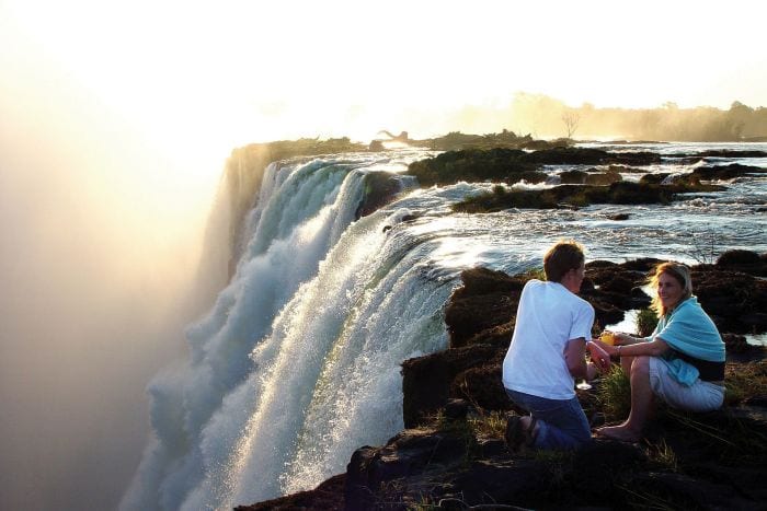 Cool places to pop the question -Victoria-falls