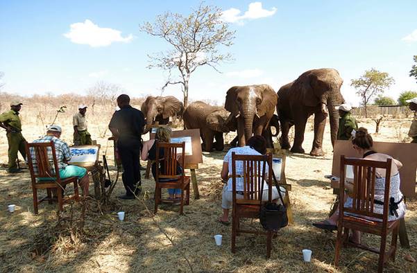 Elephant Art Safari, Victoria Falls