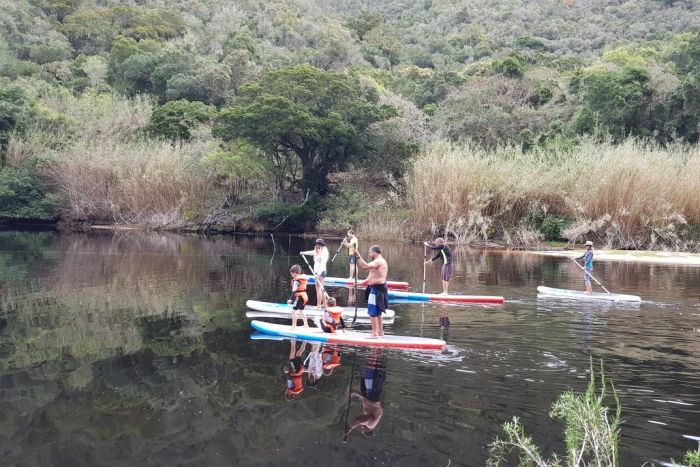 Hog Hollow Country Lodge paddleboarding 