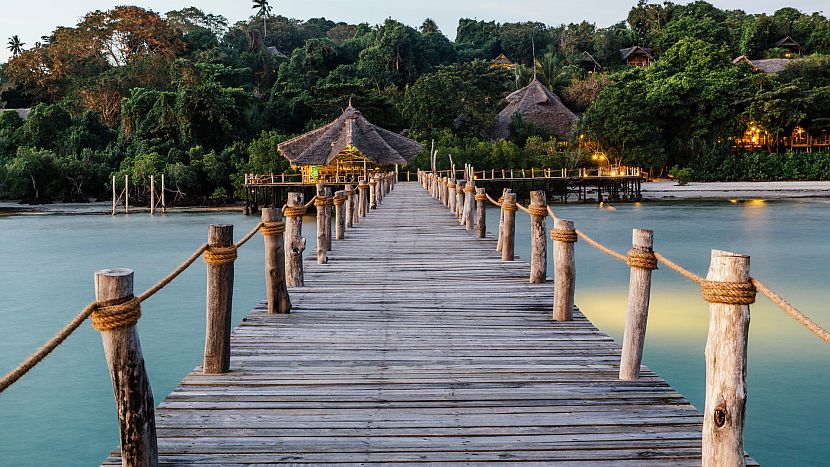 Fundu Lagoon on Pemba island