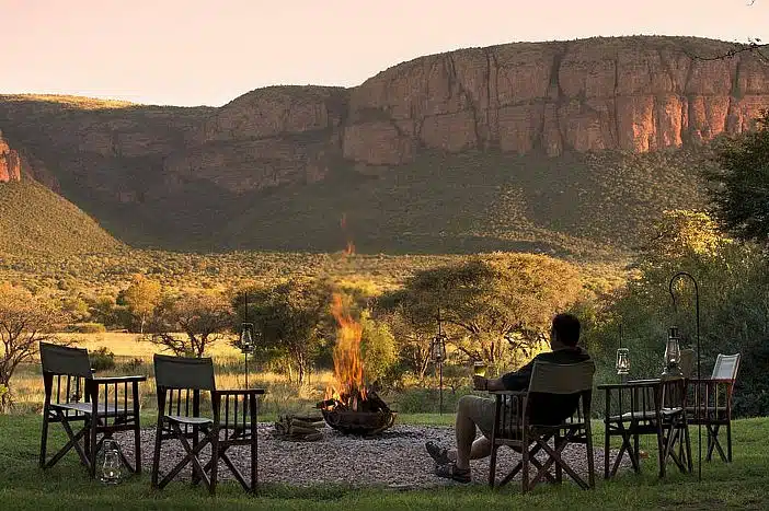 Solo man at Marataba safari lodge