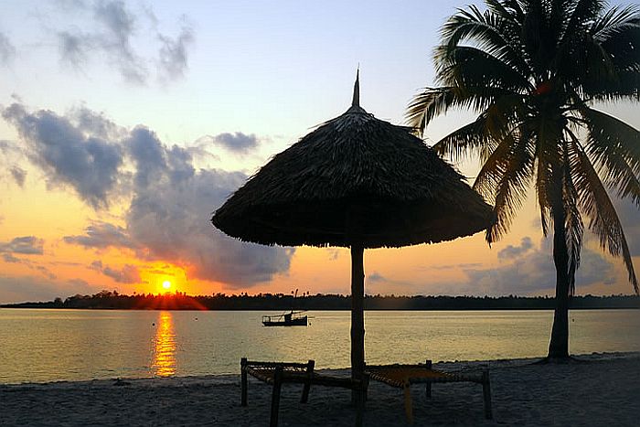 Tanzania coast sunset